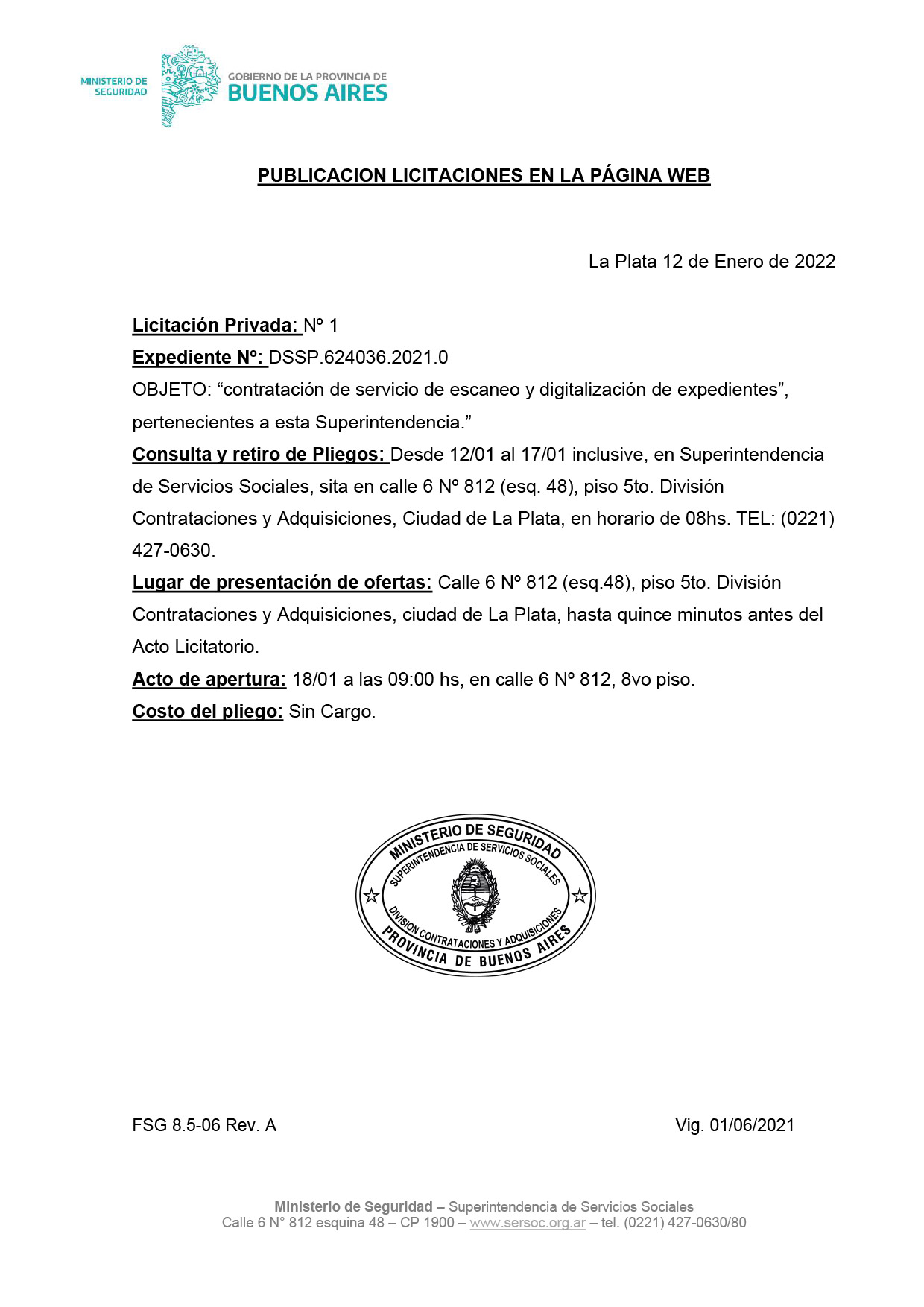 Licitación privada