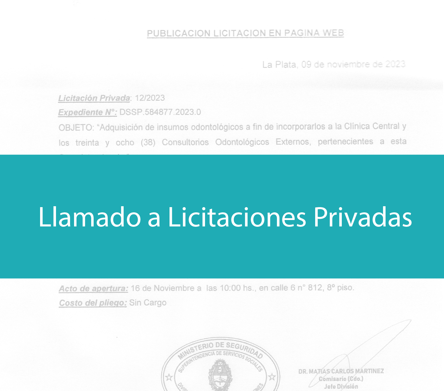 Licitaciones privadas