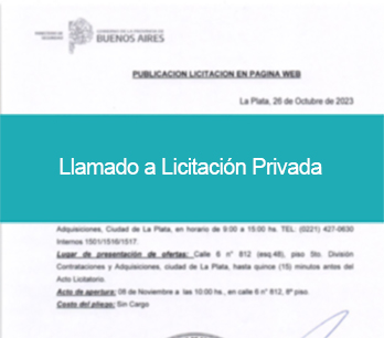 Licitaciones privadas