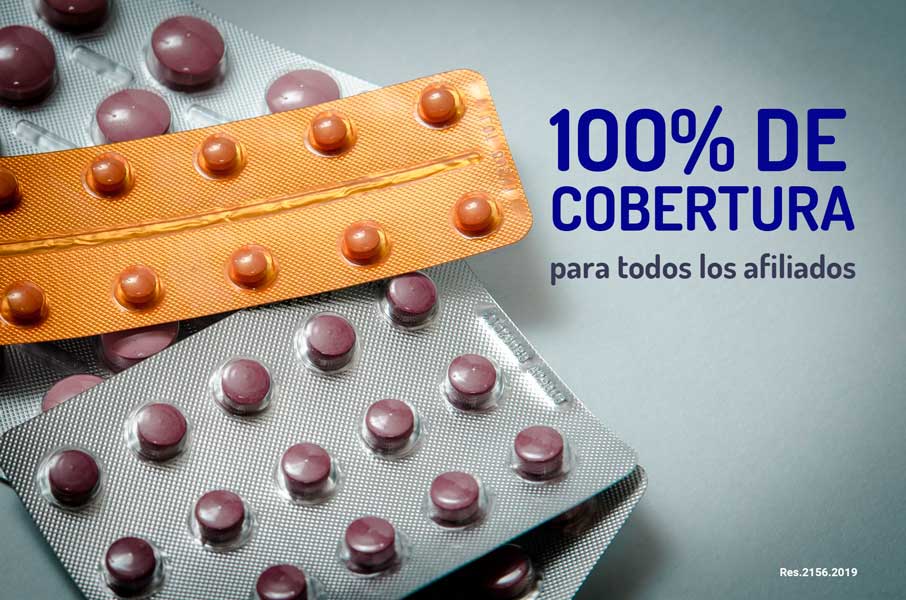 Ampliación de cobertura al 100% en medicamentos